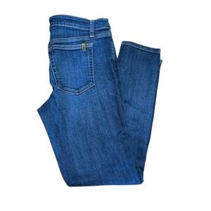 Joe's Jeans Skinny Ankle Dark Wash Denim Blue Jeans Womens Size 31 Mid Rise